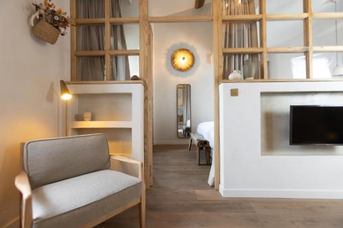 Ruang duduk di Casa Collioura & Spa