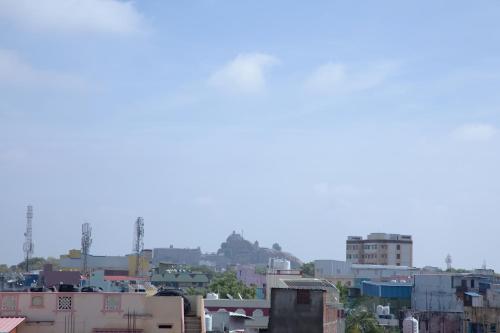 a view of a city with buildings at Sai Residency in Tiruchchirāppalli