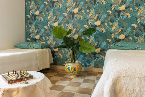 Cama o camas de una habitación en Agriturismo Podere Pescara