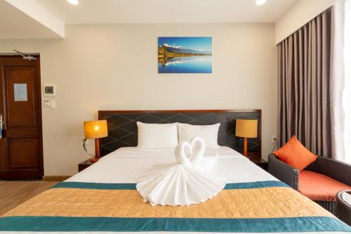 Postel nebo postele na pokoji v ubytování Sandunes Beach Resort & Spa