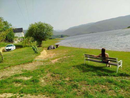 Paisaje cerca de este camping