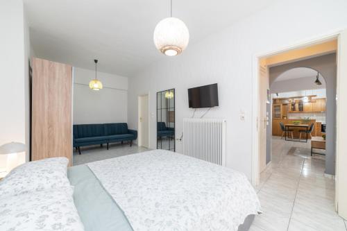 Μια τηλεόραση ή/και κέντρο ψυχαγωγίας στο Ninas Central apartment