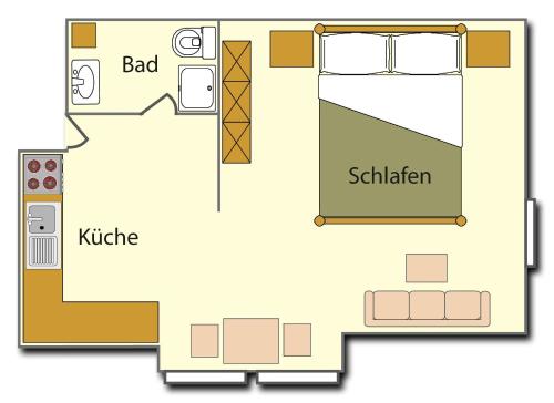 Půdorys ubytování Haus Edelsbergblick