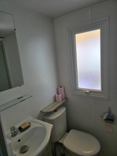 Ένα μπάνιο στο Mobil home camping les Viviers 8 personnes