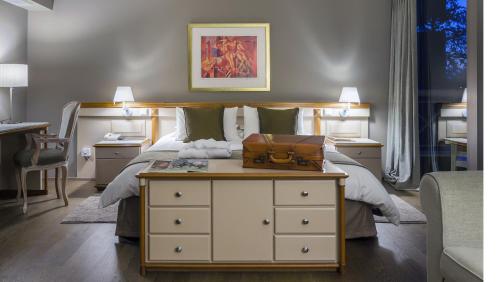 Katil atau katil-katil dalam bilik di Alasia Boutique Hotel