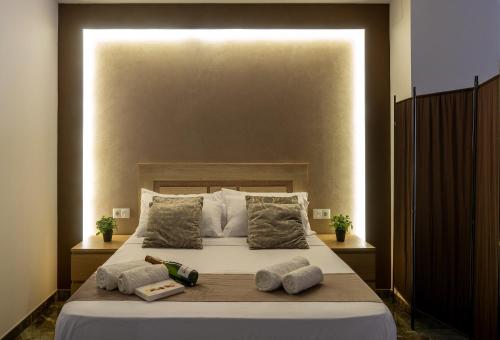 Posteľ alebo postele v izbe v ubytovaní Apartamento Turistico Lux Center