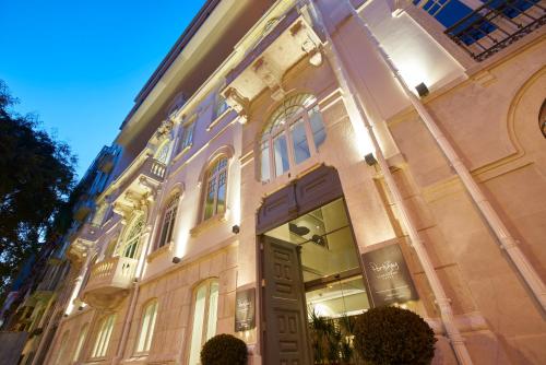 a building with a door in front of it at PortoBay Liberdade in Lisbon