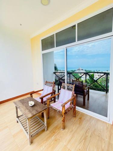 Балкон или терраса в Villa Vanilla Kendwa