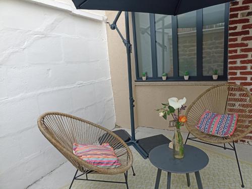 Balkon lub taras w obiekcie La suite d'Arches