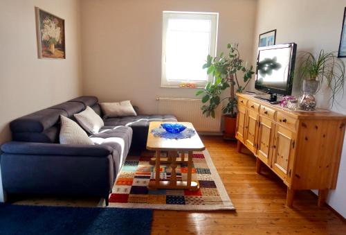 Posezení v ubytování Ferienwohnung Josy