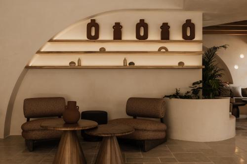 Posezení v ubytování Momi Slow Living Hotel