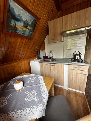 Kuchyňa alebo kuchynka v ubytovaní Willa Pod Stokiem