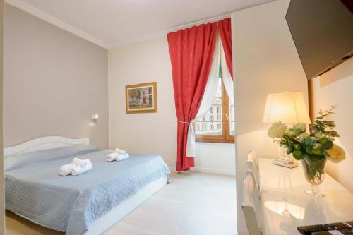 Postel nebo postele na pokoji v ubytování Affittacamere 5 Stelle