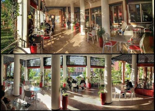 マラケシュにあるRiad Al Nakhilの二枚の写真