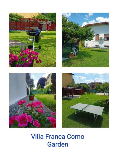Κήπος έξω από το Villa Franca Como