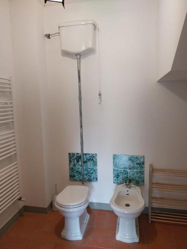 Koupelna v ubytování Il Fienile di Meretto