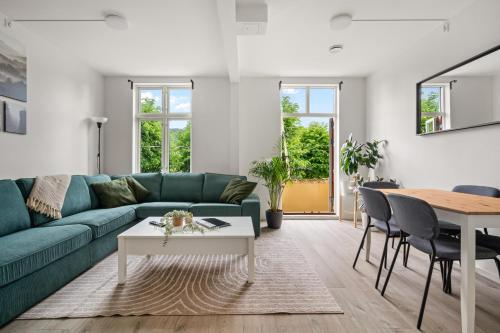Χώρος καθιστικού στο One of a kind in Bergen I 7 Bedrooms I 15 Guests!