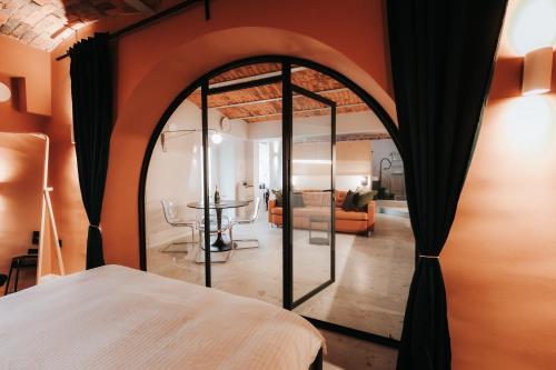 Postel nebo postele na pokoji v ubytování Luxury Residence Metlika