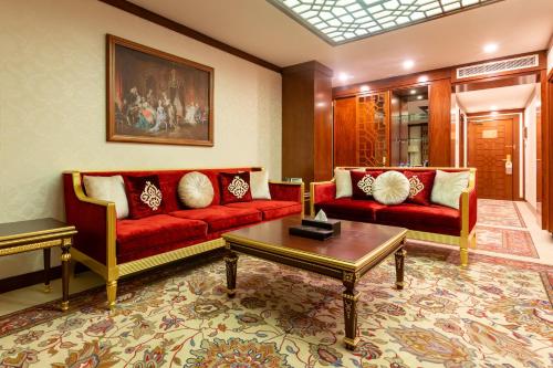 Cristal Erbil Hotelにあるシーティングエリア