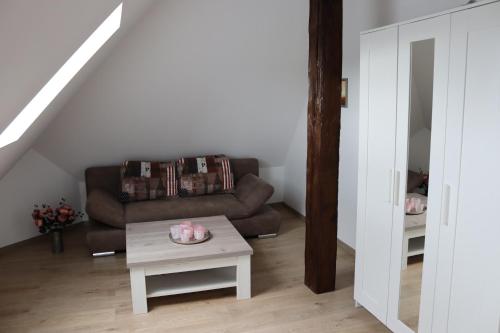 Posezení v ubytování Apartments - Privatstall am Berghof