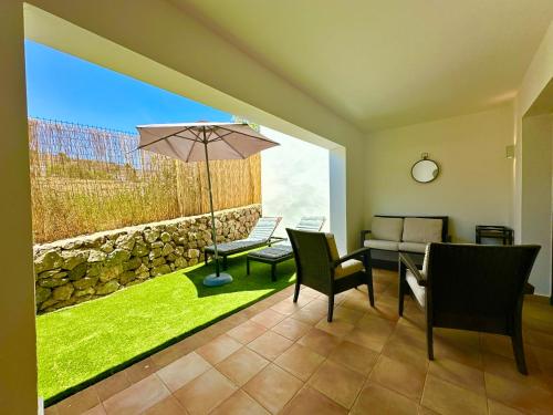 Χώρος καθιστικού στο Seahorse Mojácar