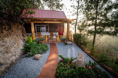 Κήπος έξω από το Finca Chuchiyá cabañas Tecpan