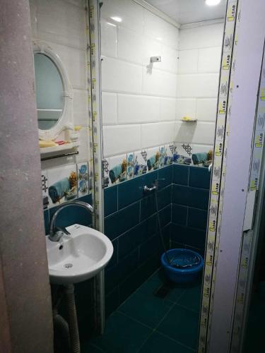 a bathroom with a sink and a toilet at STUDIO Jijel in Jijel