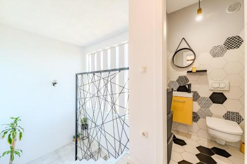 Koupelna v ubytování Apartments Šime