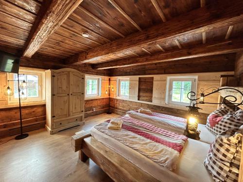 Ένα ή περισσότερα κρεβάτια σε δωμάτιο στο Holiday Home Hexe by Interhome