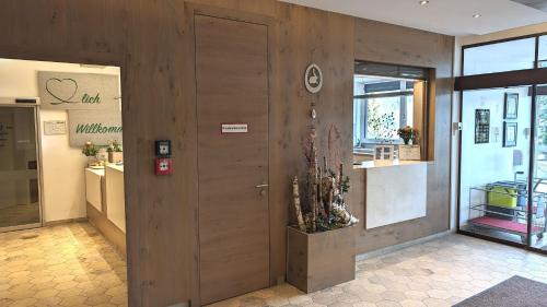 Η κουζίνα ή μικρή κουζίνα στο 2-Zi-Komfort-Ferienappartement