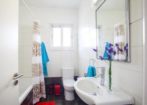 Ванная комната в Omerou Apartment