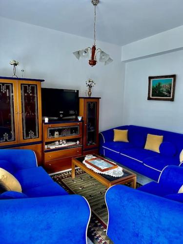 Μια τηλεόραση ή/και κέντρο ψυχαγωγίας στο Panoramic Elia Apartment