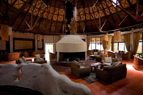 Area tempat duduk di Masai Mara Sopa Lodge