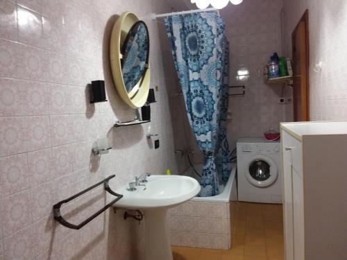 Koupelna v ubytování La casa di Rosy