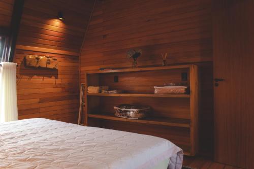 Postel nebo postele na pokoji v ubytování Cabanas Doce Recanto