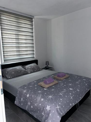 Ένα ή περισσότερα κρεβάτια σε δωμάτιο στο Apartman Jasko 1