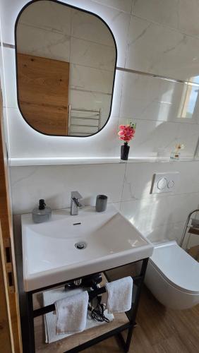 Ένα μπάνιο στο Apartmán Hrabušice E3