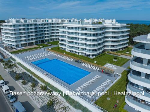 Πισίνα στο ή κοντά στο Rogowo Pearl Apartamenty