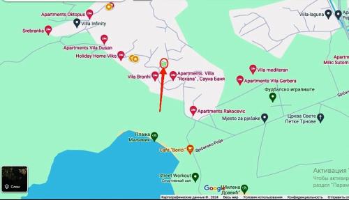 a map showing the route of the exodus from jerusalem at Apartmani Isabela sa terasom in Zagrađe