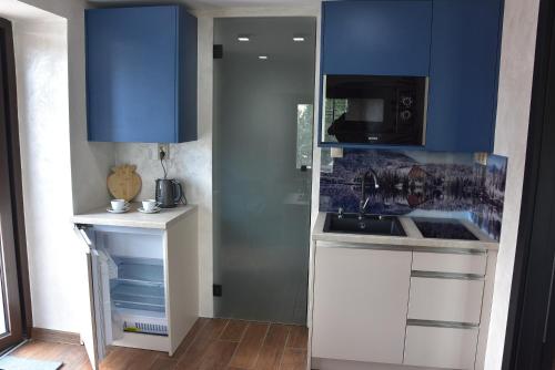 Kuchyň nebo kuchyňský kout v ubytování Apartmány Žakovce & SPA