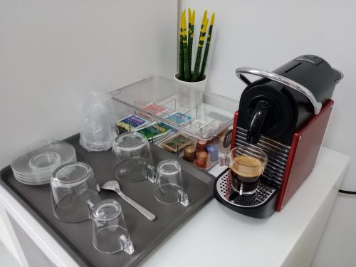 La Piazzaにあるコーヒーまたはお茶