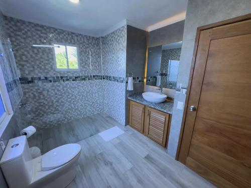 Koupelna v ubytování Hotel Agua Dulce