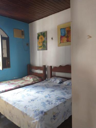 Katil atau katil-katil dalam bilik di Casa de Veraneio em Salinas