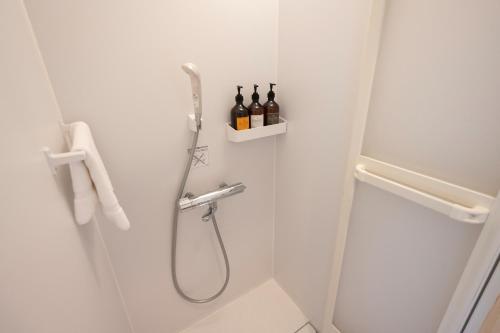 Koupelna v ubytování 里沼リゾート　Hotel KOMORINU