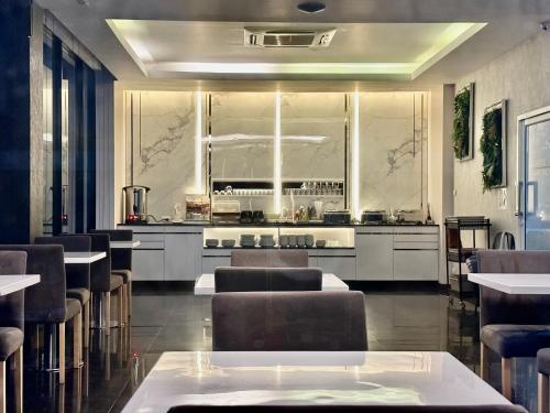 Χώρος καθιστικού στο Khonkaen Residence