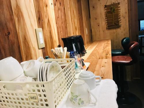 Un restaurante u otro lugar para comer en Guest house Mitaki