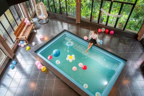Kolam renang di atau dekat dengan Zoo Villa by Cobnb at Zoo Negara, Ampang Area