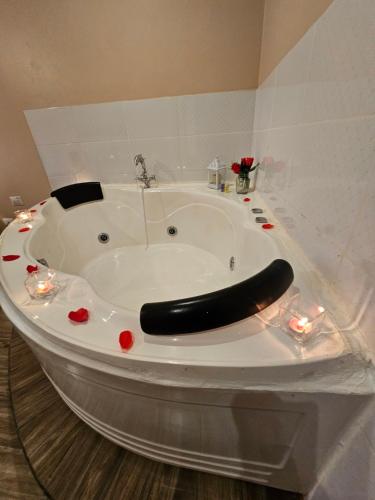 Koupelna v ubytování Hotel La Colina