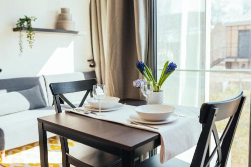 Χώρος καθιστικού στο The Rix Studios & Suites