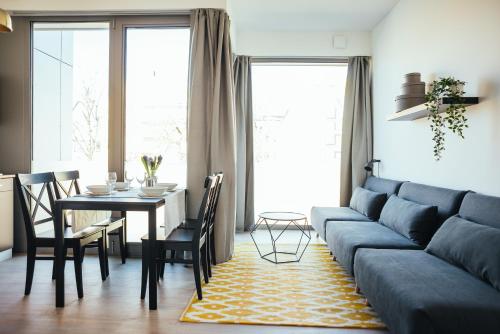 Χώρος καθιστικού στο The Rix Studios & Suites